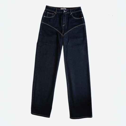 Contour  Seam Denim Pants