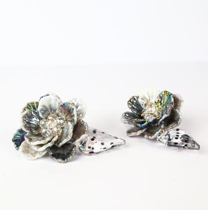 Floral Fusion Drop Earring