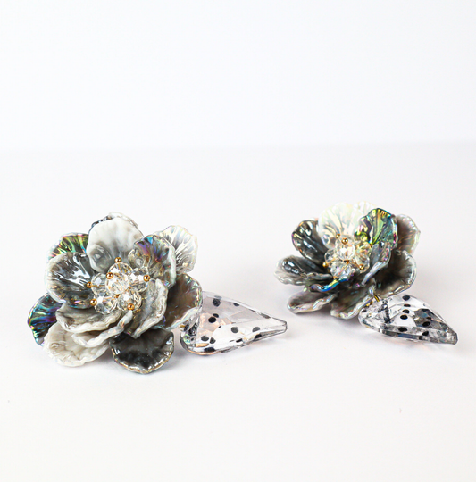 Floral Fusion Drop Earring