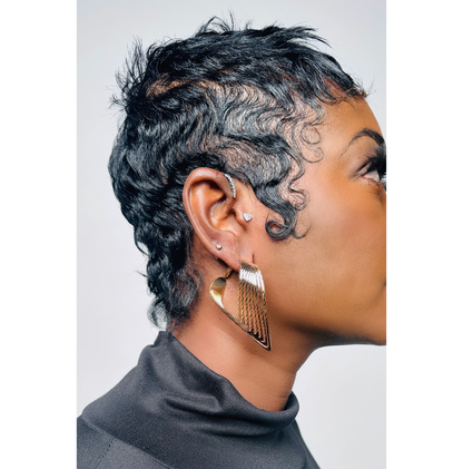 Strike Gold Statement Earring