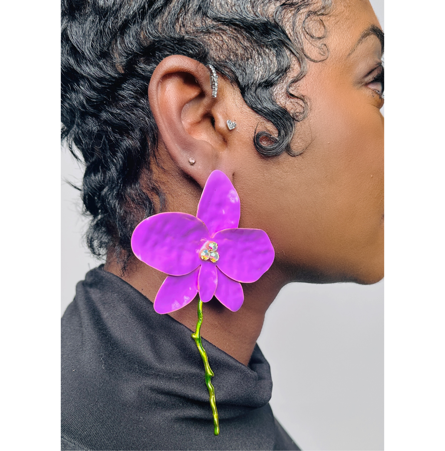 Blossom Breeze Statement  Earring