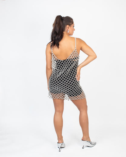 Hollywood Beaded Mini Dress