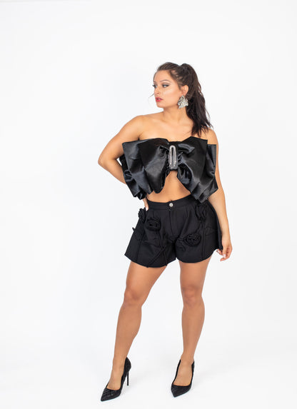 Friday Nite Flared Shorts