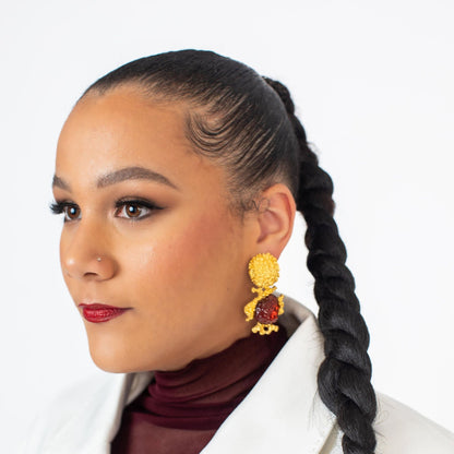 Royalty Dangle Statement Earring
