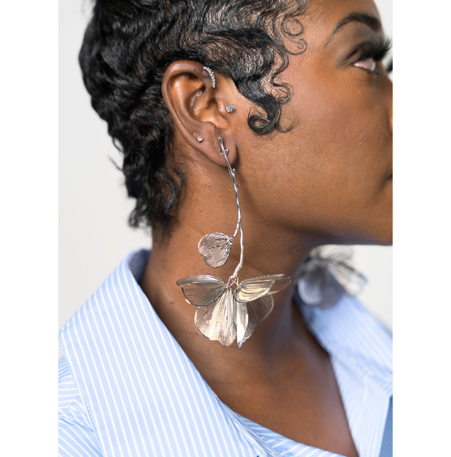 Petal Drop statement Earring