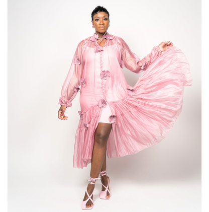 Free Spirit Sheer Midi Dress