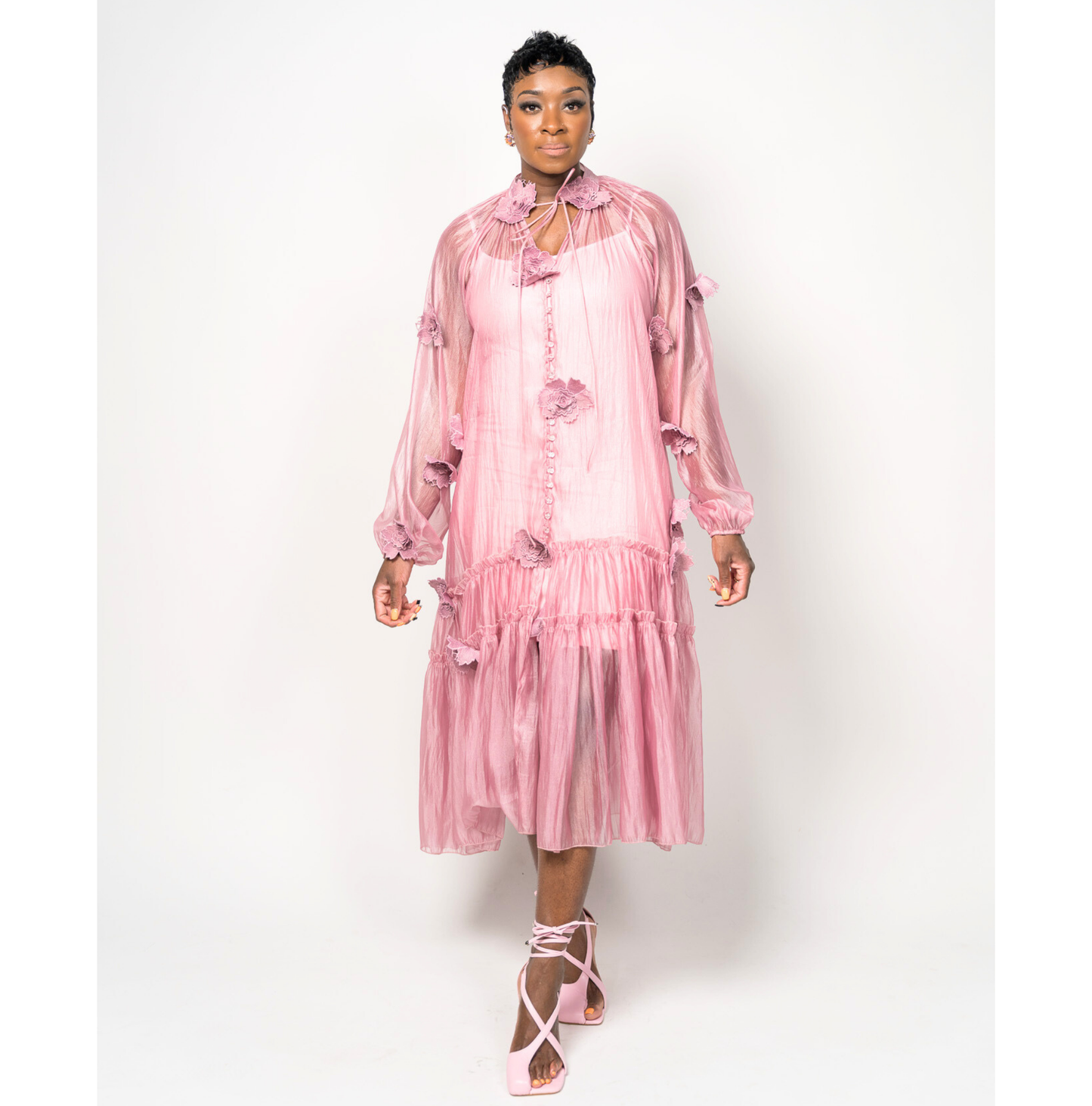 Free Spirit Sheer Midi Dress