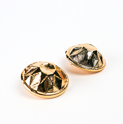 Geoma Button Earring