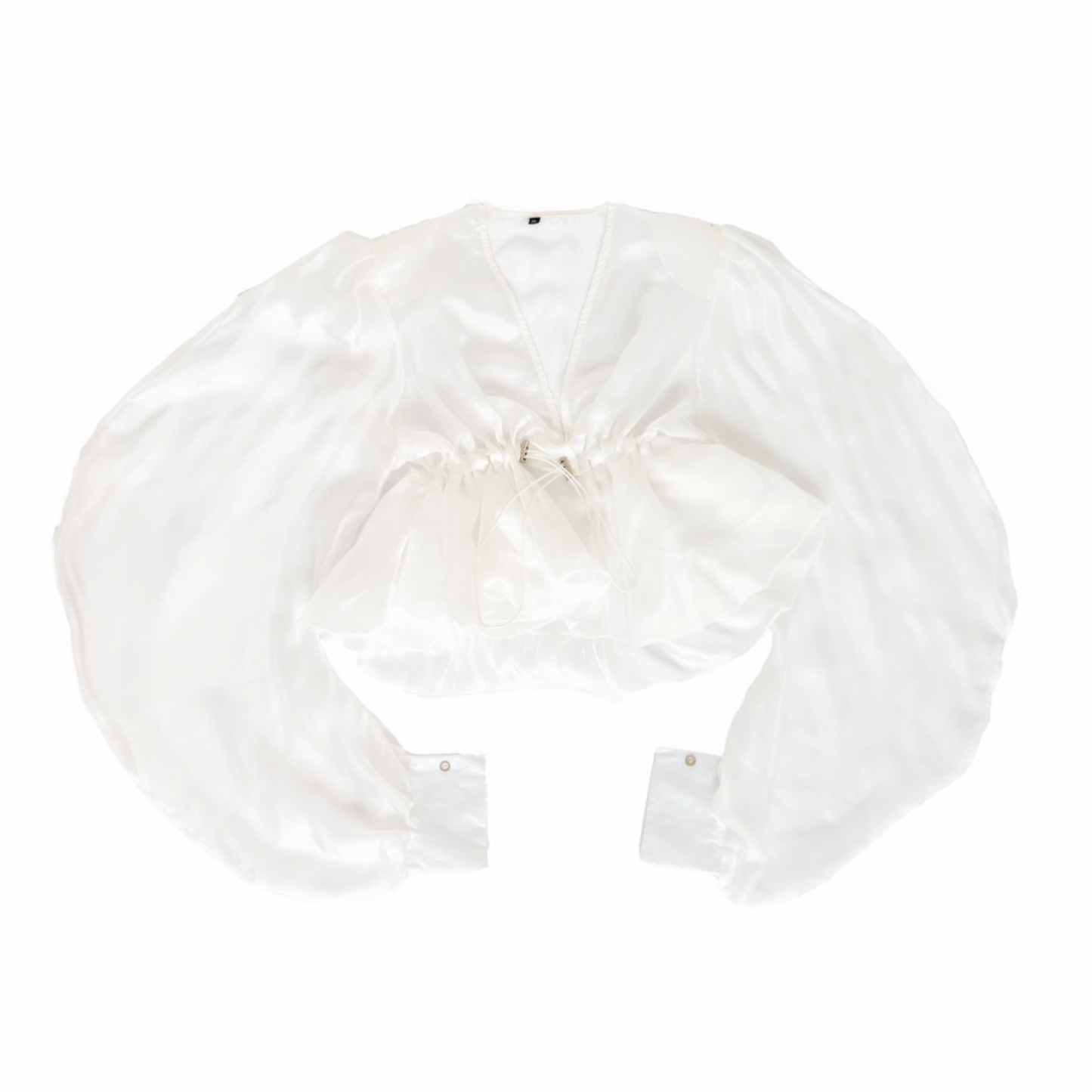 Cloud Whisper Drama Sleeve Top