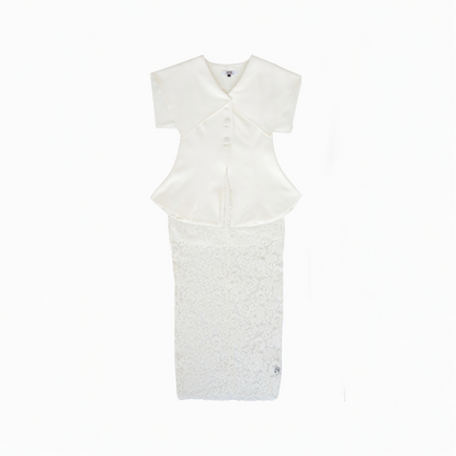 Power Sailor Midi Skirt Set
