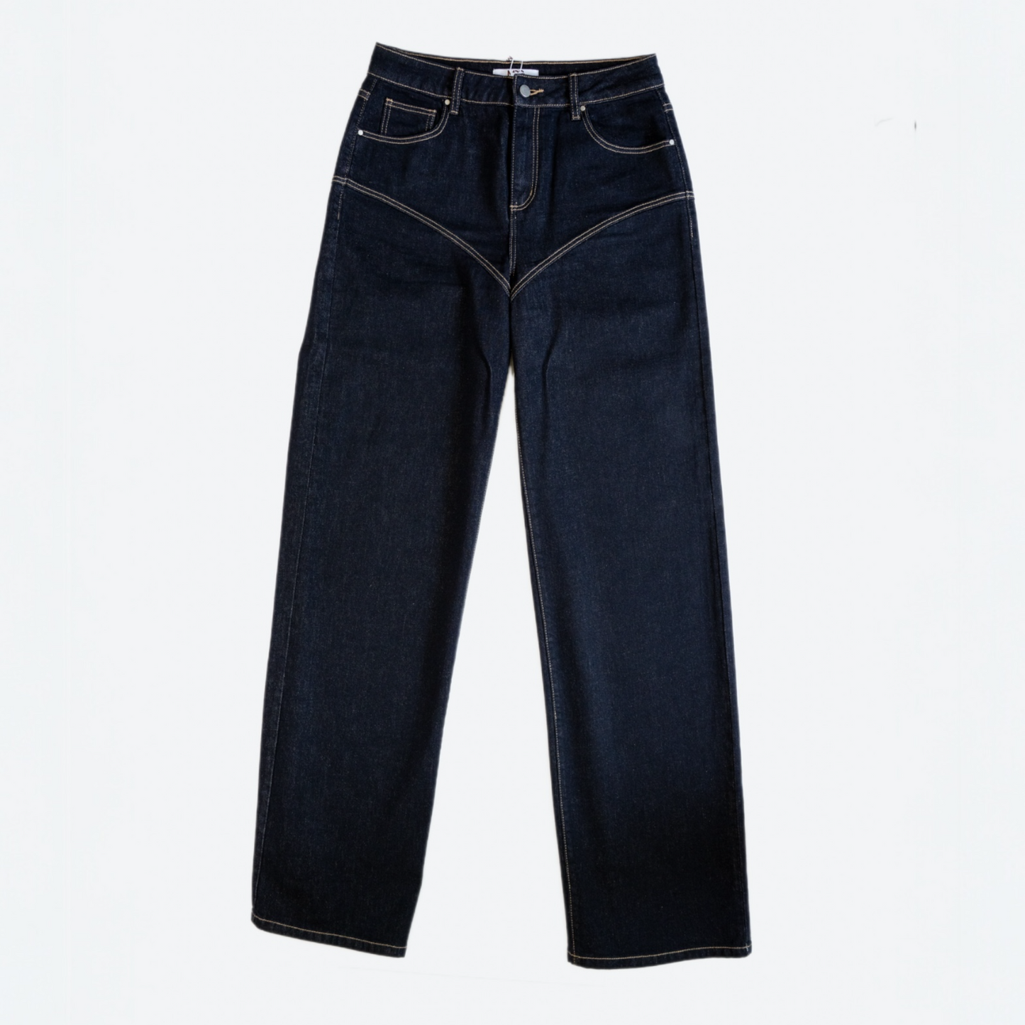 Contour  Seam Denim Pants