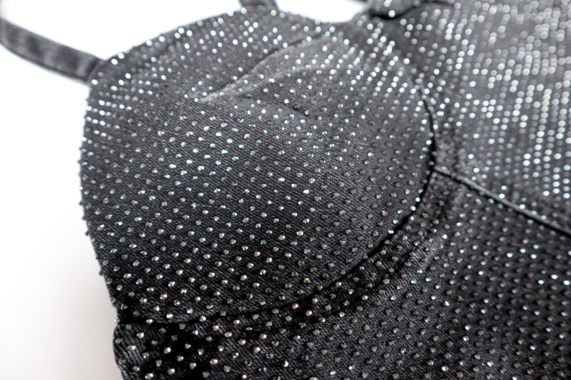 Black Star Studded Denim Maxi Dress Medium / Black Black Star Studded Denim Maxi Dress Medium / Black
